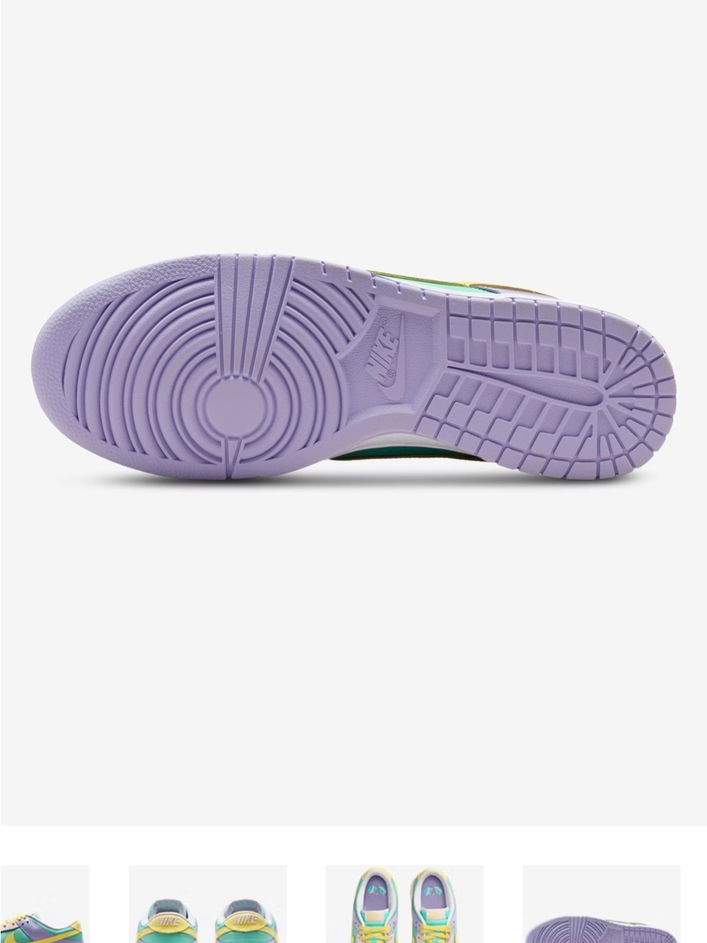 Nike Lavender Outsole Sneakers